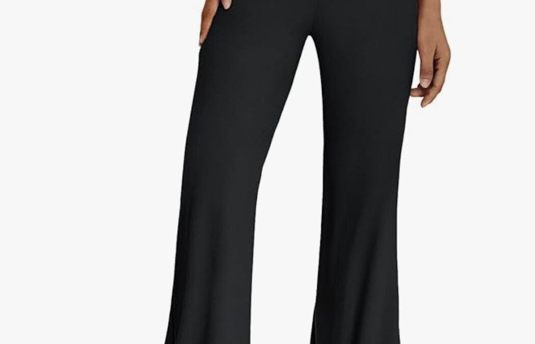 Black Wide Leg Yoga Palazzo Pants Black – Just $9.99 shipped!  (Other colors are $14.99)